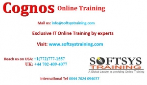 Cognos Online Training, Free Cognos Material